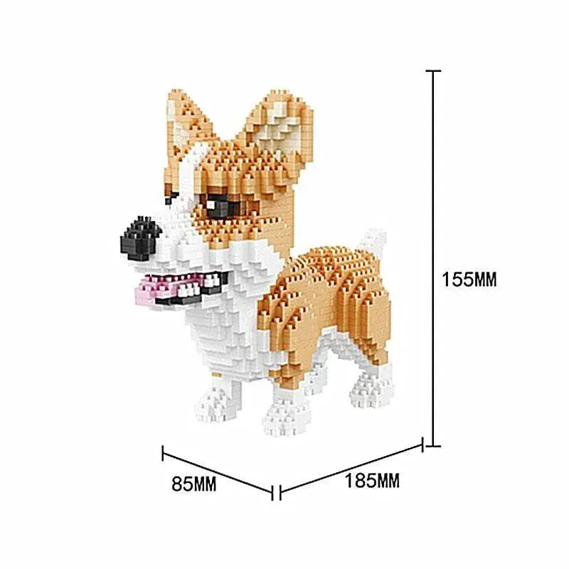 Cartoon Animal Building Blocks Interactive Educational Toy