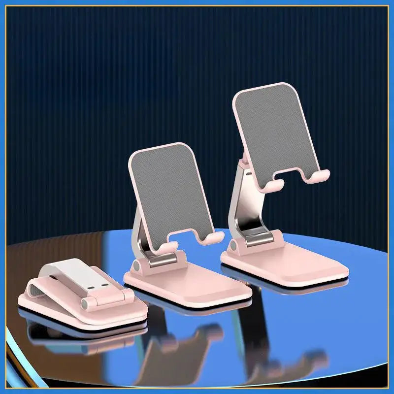 Foldable ABS Desktop Mobile Phone Stand For iPad iPhone Smartphone Support Tablet Desk Cell Phone Portable Holder Bracket