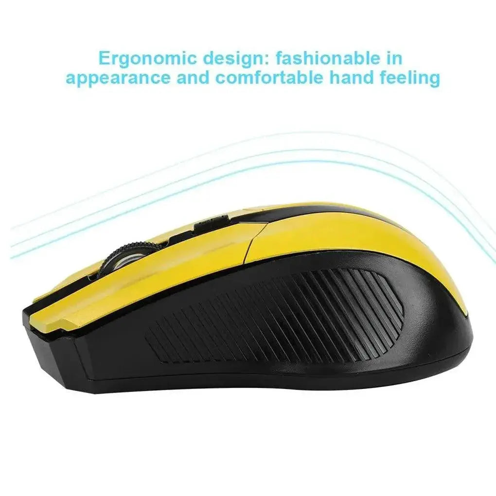 Ergonomic Wireless Gaming Mouse For Laptop And PC Gamers