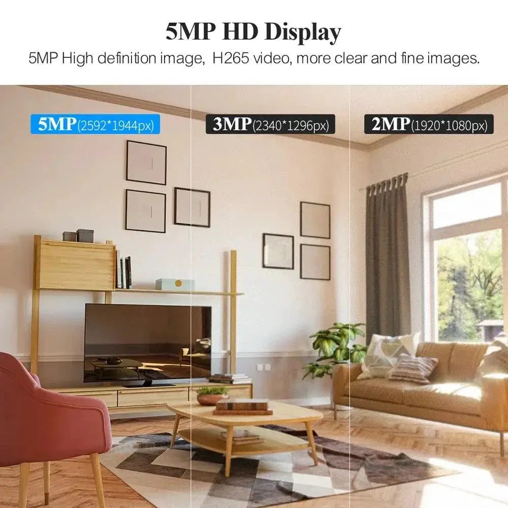 5MP Outdoor Wireless Security Camera With Night Vision