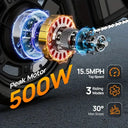 URLIFE 14 Inch Adult Foldable E Bike