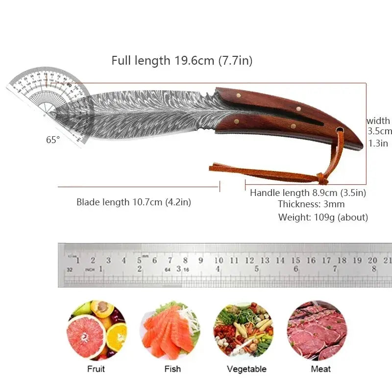 Professional Handmade Stainless Steel Multiuse Chef Knife