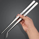 Stainless Steel Elbow Tweezers for Pets Aquarium Medical