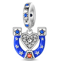 Sterling Silver Charm Beads Glowing