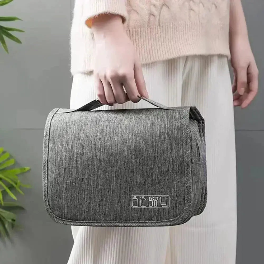 Waterproof Travel Makeup Bag With Toiletry Organizer