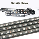 Kayueli Car Underbody LED Light Strip RGB Neon Lights App Remote Glow