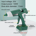 Cordless Hot Melt Glue Gun for Makita Dewalt Milwaukee Bosch