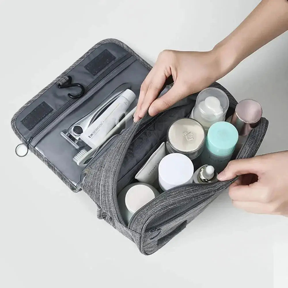 Waterproof Travel Makeup Bag With Toiletry Organizer