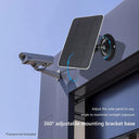 Solar Panel Security Camera Charger Efficient Outdoor Power Kit