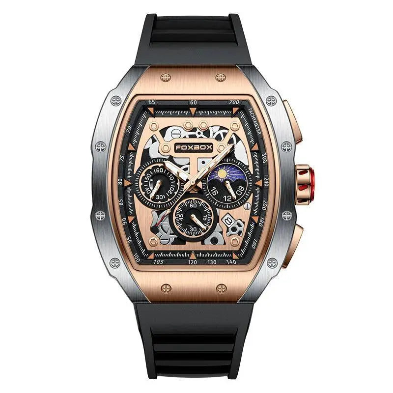 LIGE Urban Sports Chronograph Watch For Men Timepiece