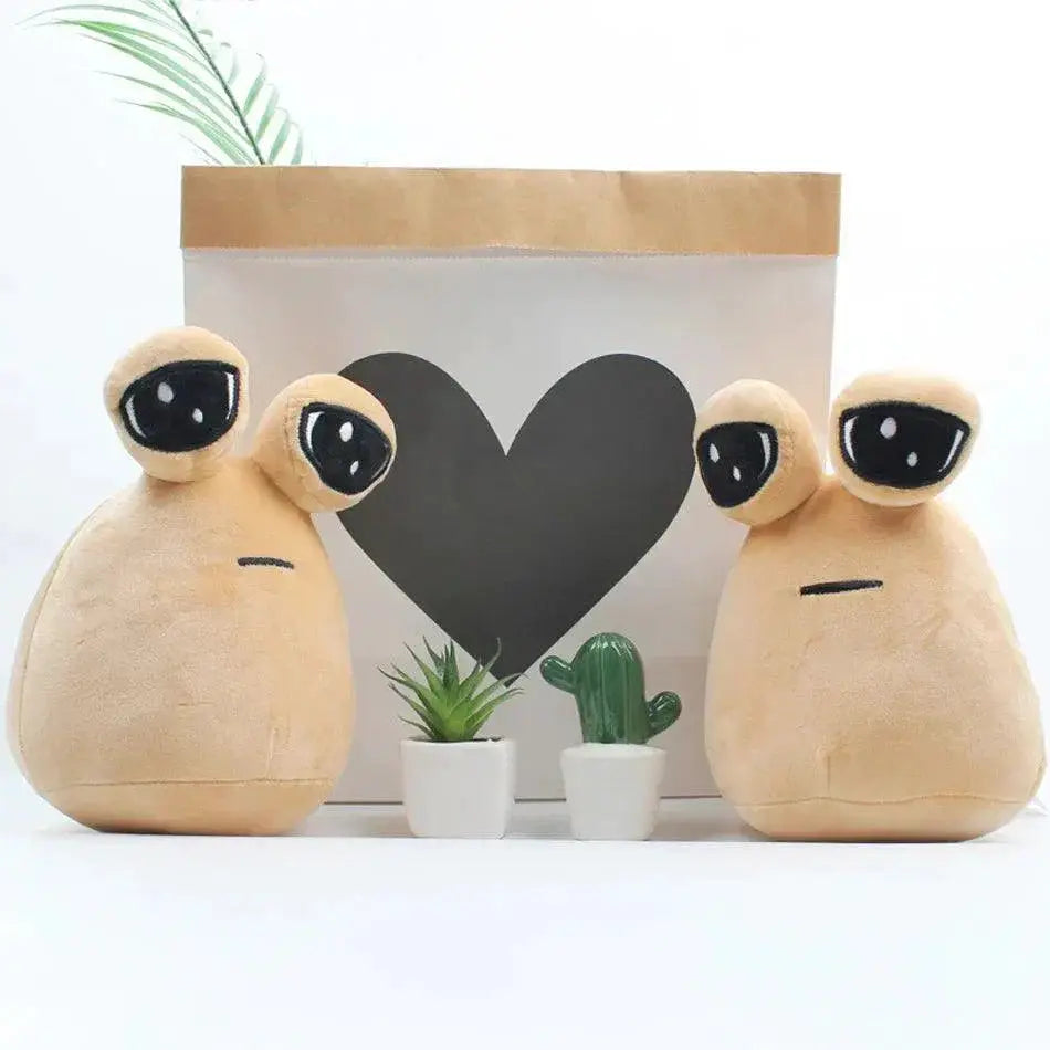 Alien Pou Plush Doll 22cm Cute Toy For Kids Soft Cuddly