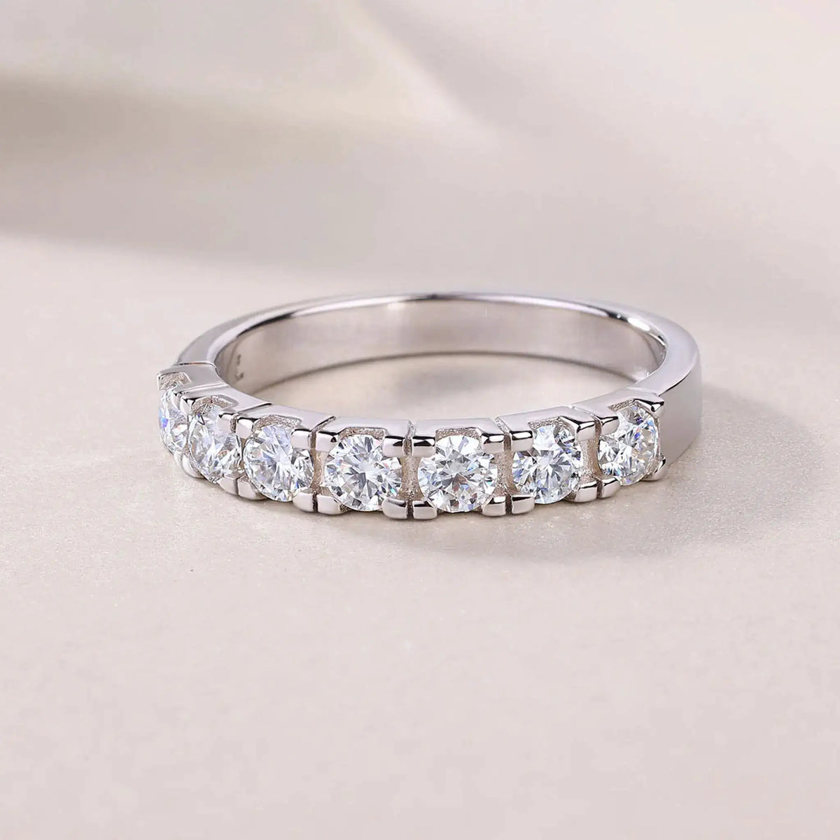Premium Silver Moissanite Ring — product image 3