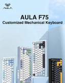 Aula F75 2.4G Wireless Bluetooth Keyboard RGB 75 Percent