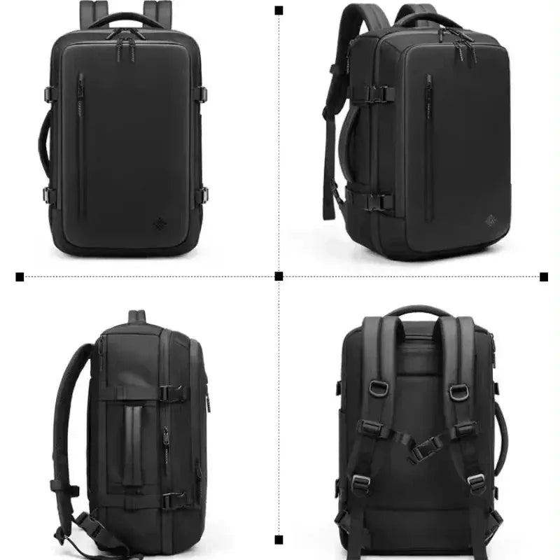 Expandable Airbag Backpack For Men 16 Inch Waterproof Bag