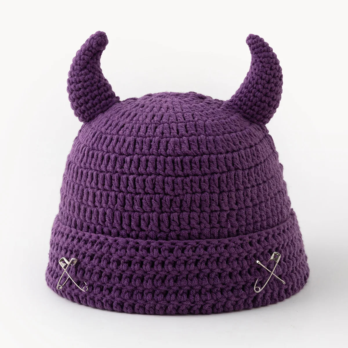 Devil Horn Wool Knit Hat