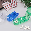 Compact Portable Pill Splitter With Storage For Travel