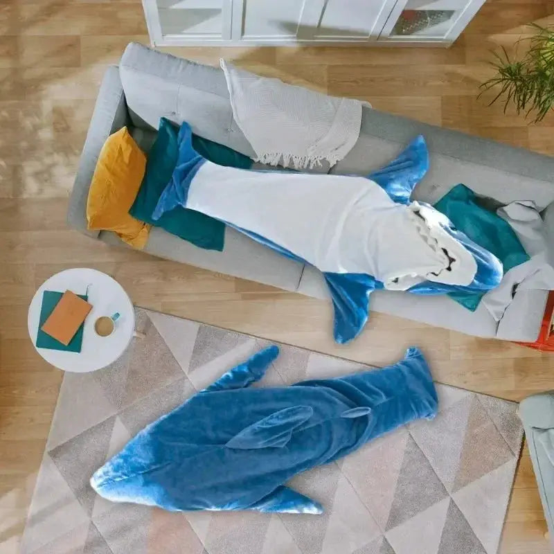 Shark Blanket Hoodie Wearable Blanket For Adults And Kids