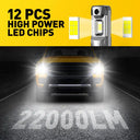 AUXITO H11 LED Headlamp 6500K Pair