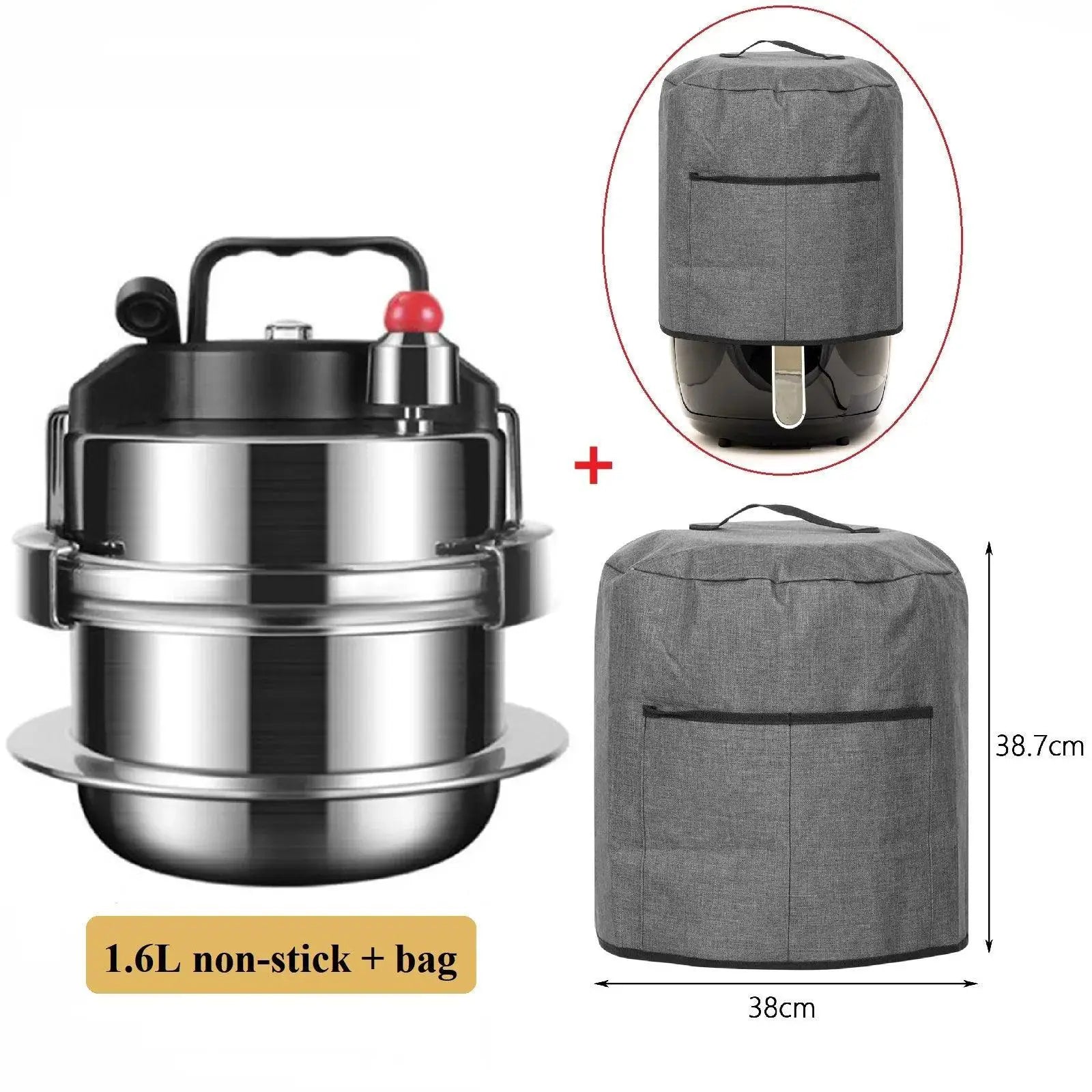 Portable 304 Stainless Mini Pressure Cooker For Quick Meals