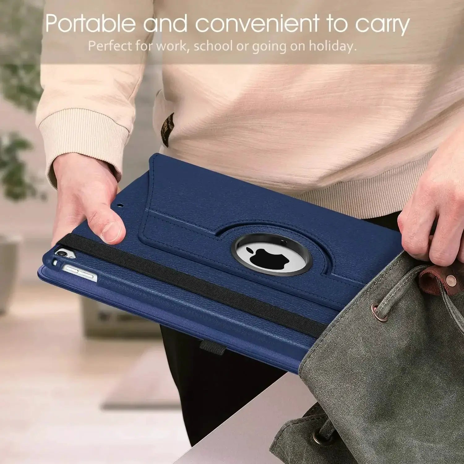 Case For Apple iPad Pro 12.9 2015 2017 360 Rotating Cover