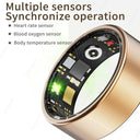 2026 New Smart Ring Men Women, Heart Rate Blood Oxygen and Sleep Monitor Smartring IP68 & 5ATM Waterproof, Multi-sport Ring R11C