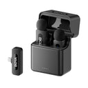 BOYA BY V3 Wireless Lavalier Microphone For iPhone Android Smartphones Streaming