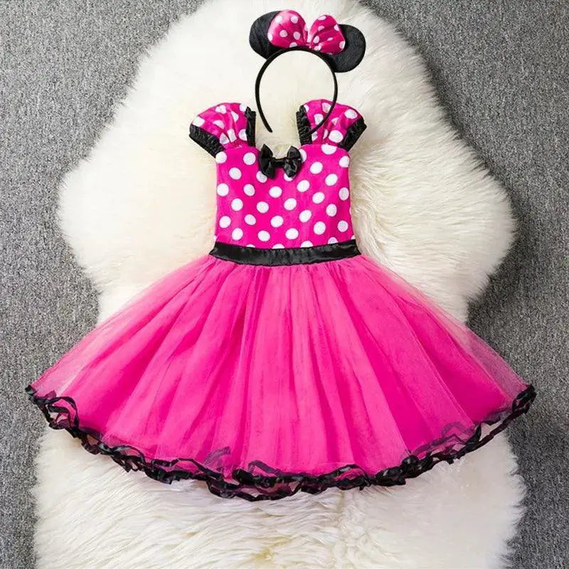 Charming Polka Dot Baby Princess Dress Halloween Christmas