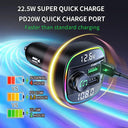 Bluetooth Car Transmitter - 22.5W Fast Charge