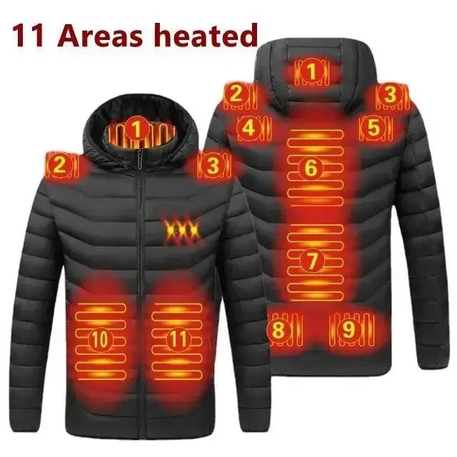 Heated Jacket for Outdoor Hikers Warmth — product view 12