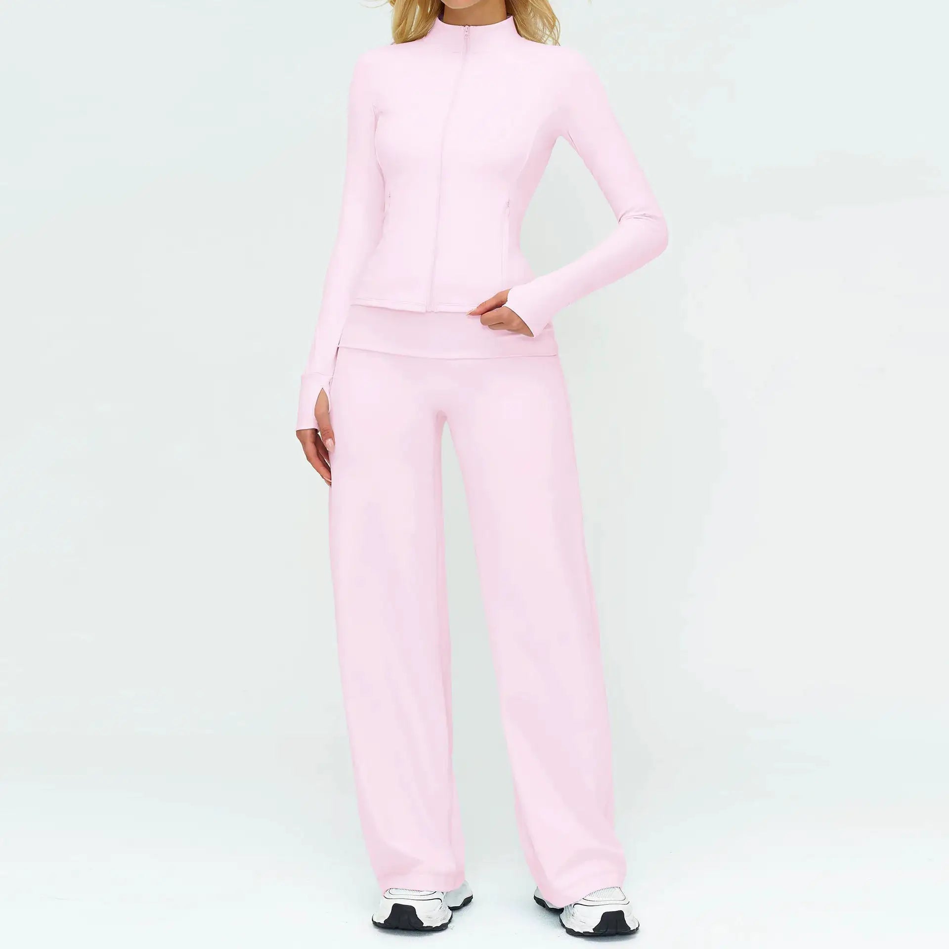 2/3PCS Yoga Set Women Tracksuit Workout Sportswear Gym Clothing Fitness Long Sleeve High Waist Leggings Sports Suit Yoga Outfits