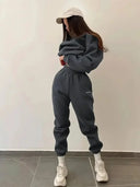 Cozy Women Tracksuit Set for Casual Wear