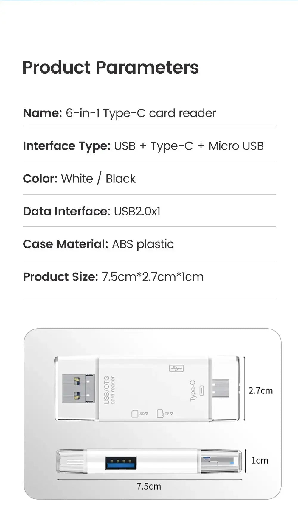 Usb Card Reader for Mobile Data — product view 17