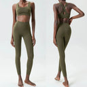 Women Two Piece Gym Set Breathable Quick Dry