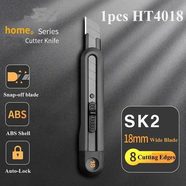 Deli Snap Off Utility Knife With High Carbon Steel Blades