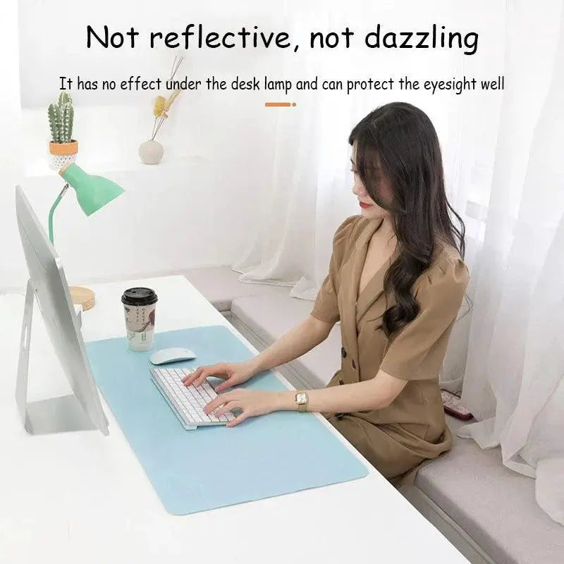 Large PU Leather Desk Mat Waterproof Mouse Pad For Gaming
