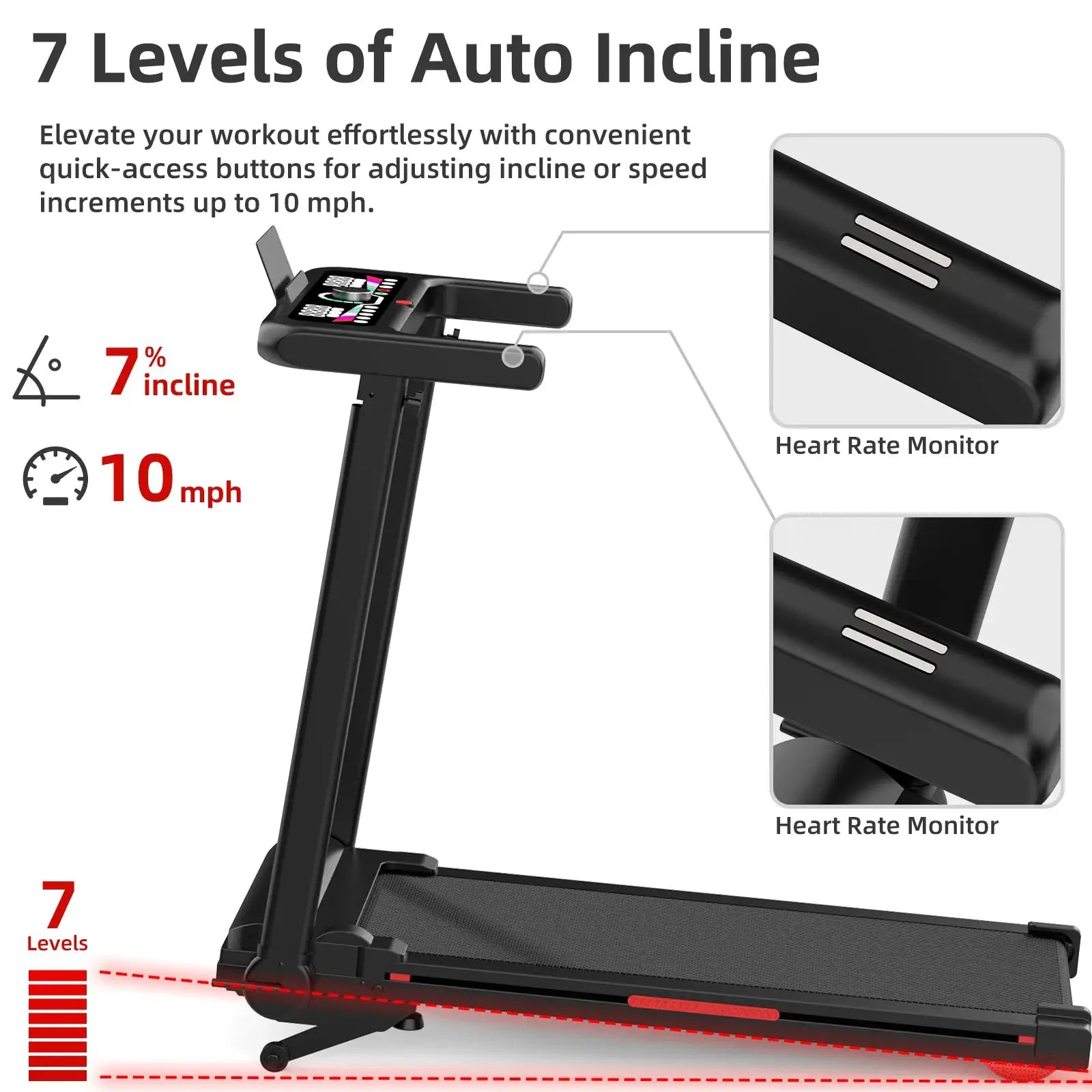Wholesale Electric Walking Pad with 12% Auto Incline Portable Under Desk Treadmills Machine for Home Office Quiet
