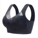1Pc One-Piece Non-Marking Wide Straps Sports Bra
