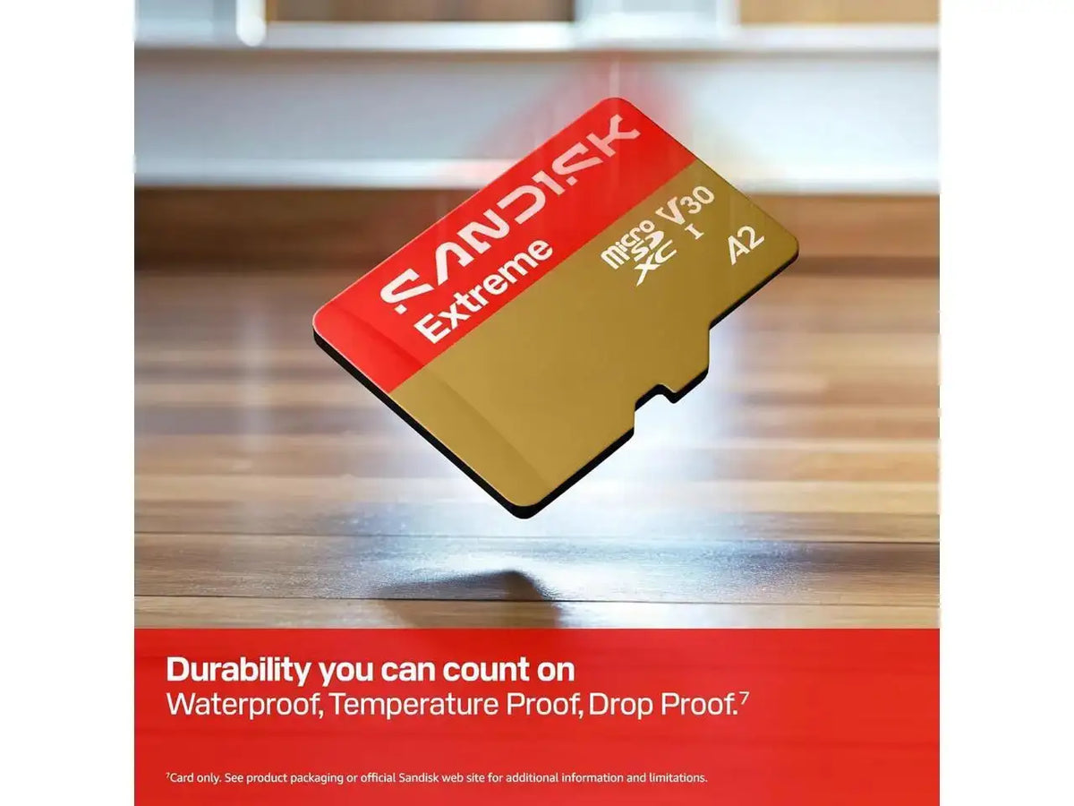 SanDisk Extreme 128GB MicroSD Memory Card Model SDSQXH9-128G-GZ6MA