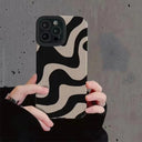 Zebra Stripe iPhone Case Trendy Shockproof Cover for iPhone