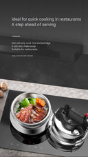 0.8-2L Outdoor Small Pressure Cooker Camping 304 Stainless Steel