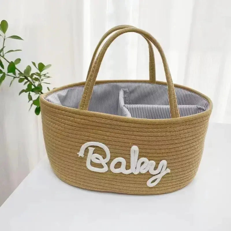Multi Functional Travel Mommy Bag Cotton Rope - OurLum.com
