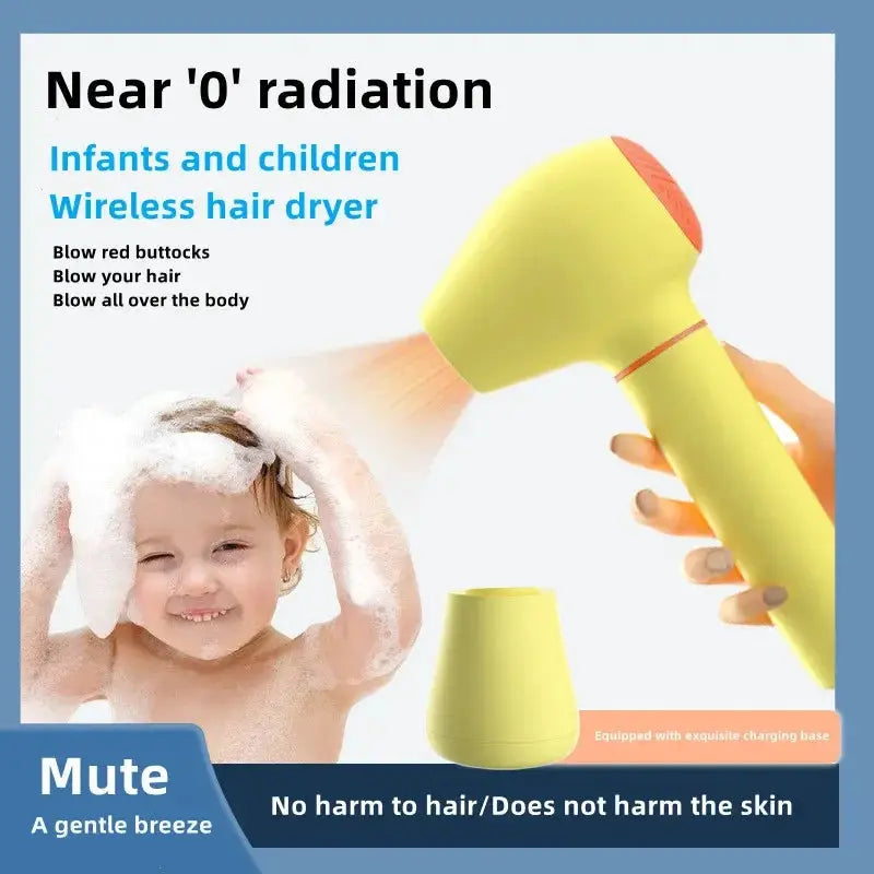 Wireless Hair Dryer With Constant Temperature