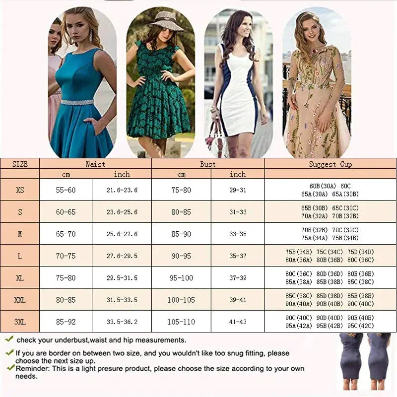 Guudia V Neck Spaghetti Strap Compression Bodysuit Slimming