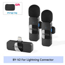 BOYA BY V2 Pro Wireless Lavalier Lapel Mic For iPhone Android USB C YouTube Vlog