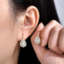 Oxtao Gold Moissanite Clip Earring