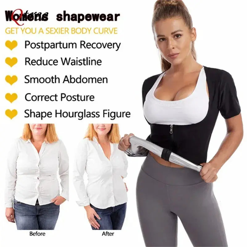 Womens Sauna Effect Shapewear Body Shaper Waist Trainer