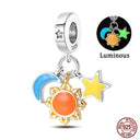 Sterling Silver Sparkling Zircon Star