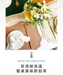 Durable PVC Table Mat for Kitchen Dining