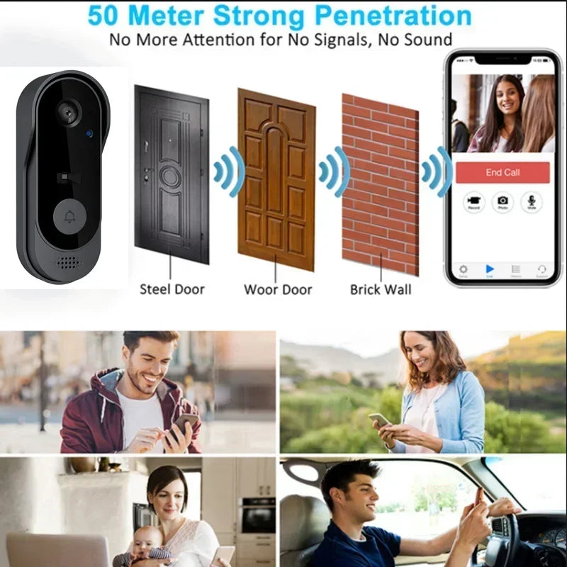 Video Hd Wireless Waterproof Doorbell