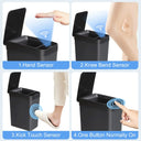Bathroom Touchless Trash Can 12L Motion Sensor Bin